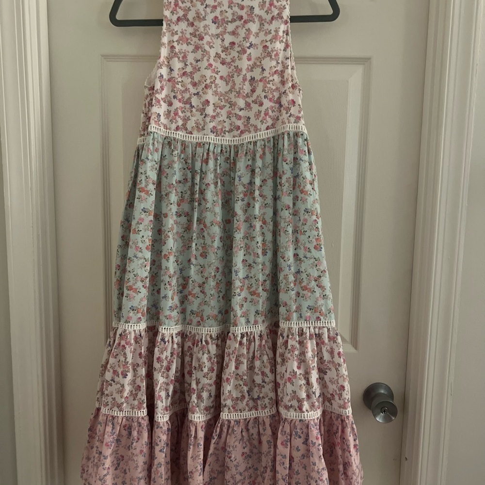 LoveShackFancy x Target Camille Floral Print midi dress. Tiered.Size XS. EUC! - Picture 5 of 9
